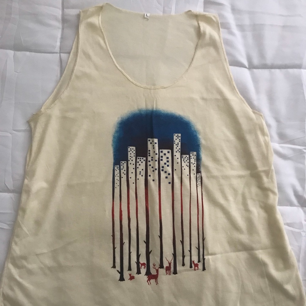 City/Deer Tank Top